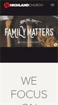Mobile Screenshot of highlandchurch.net